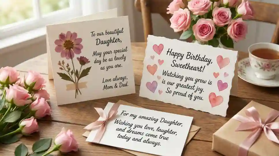 Lovely Birthday Messages for Daughter image