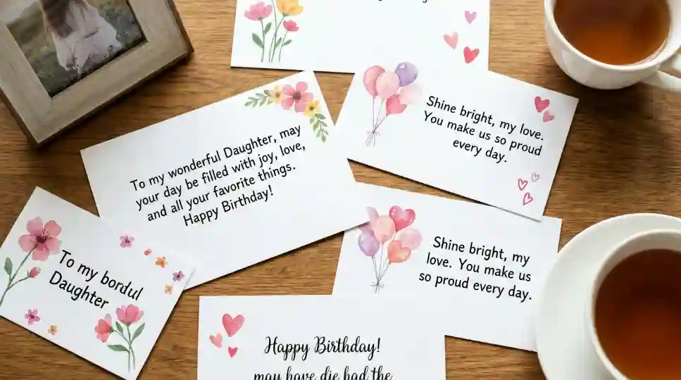 Special Birthday Messages for Daughter image